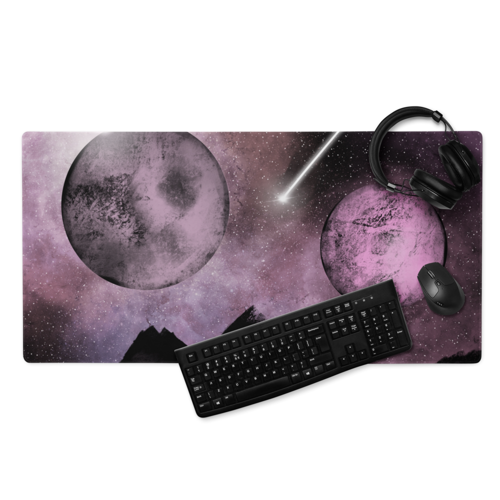 Pink Alien Mountain | Gaming Mousepad